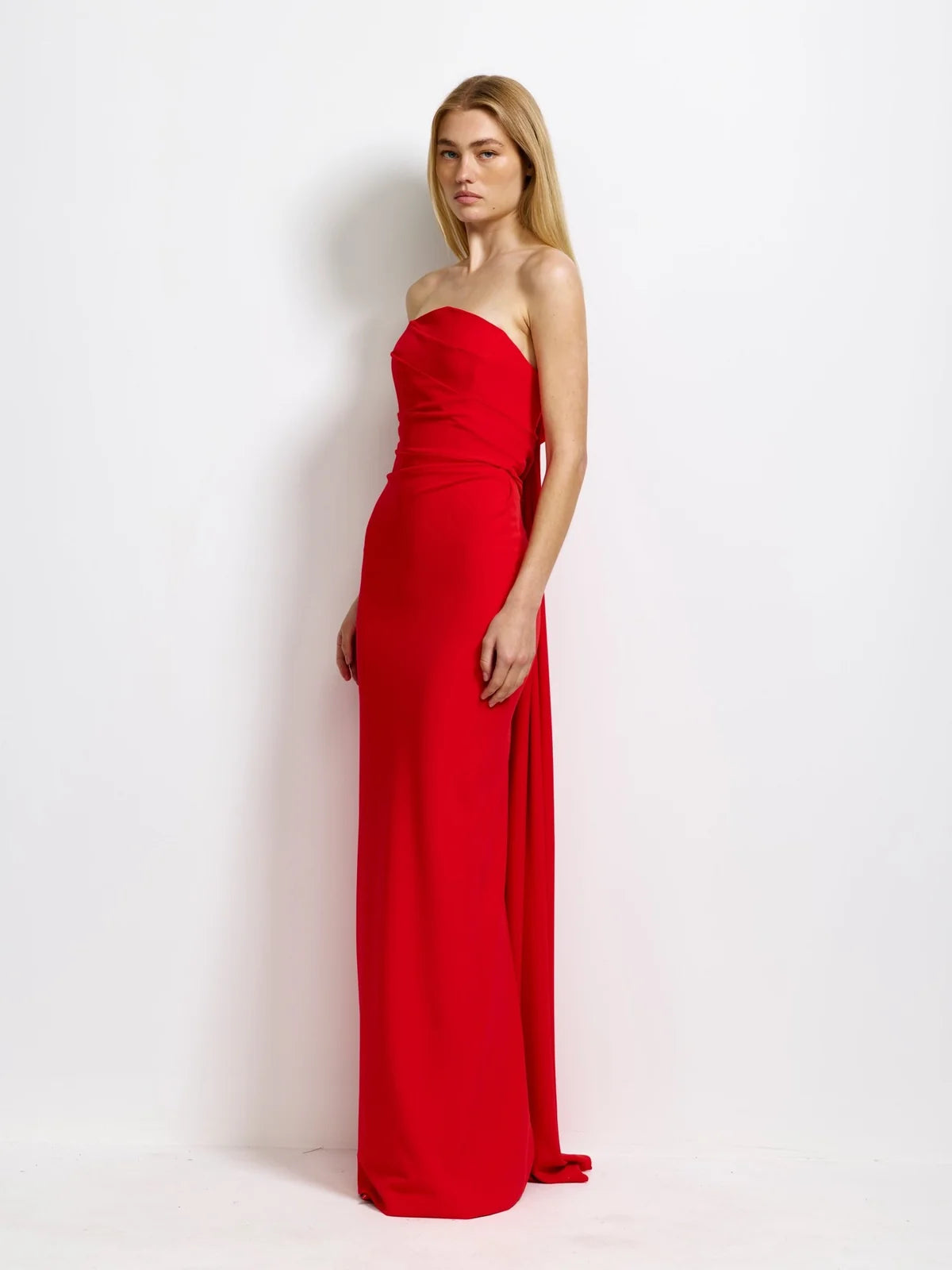 Alva Gown | Cherry Red