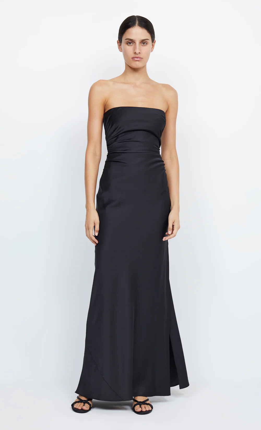 ETERNITY STRAPLESS MAXI DRESS | BLACK