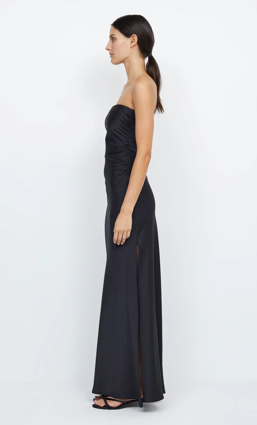 ETERNITY STRAPLESS MAXI DRESS | BLACK