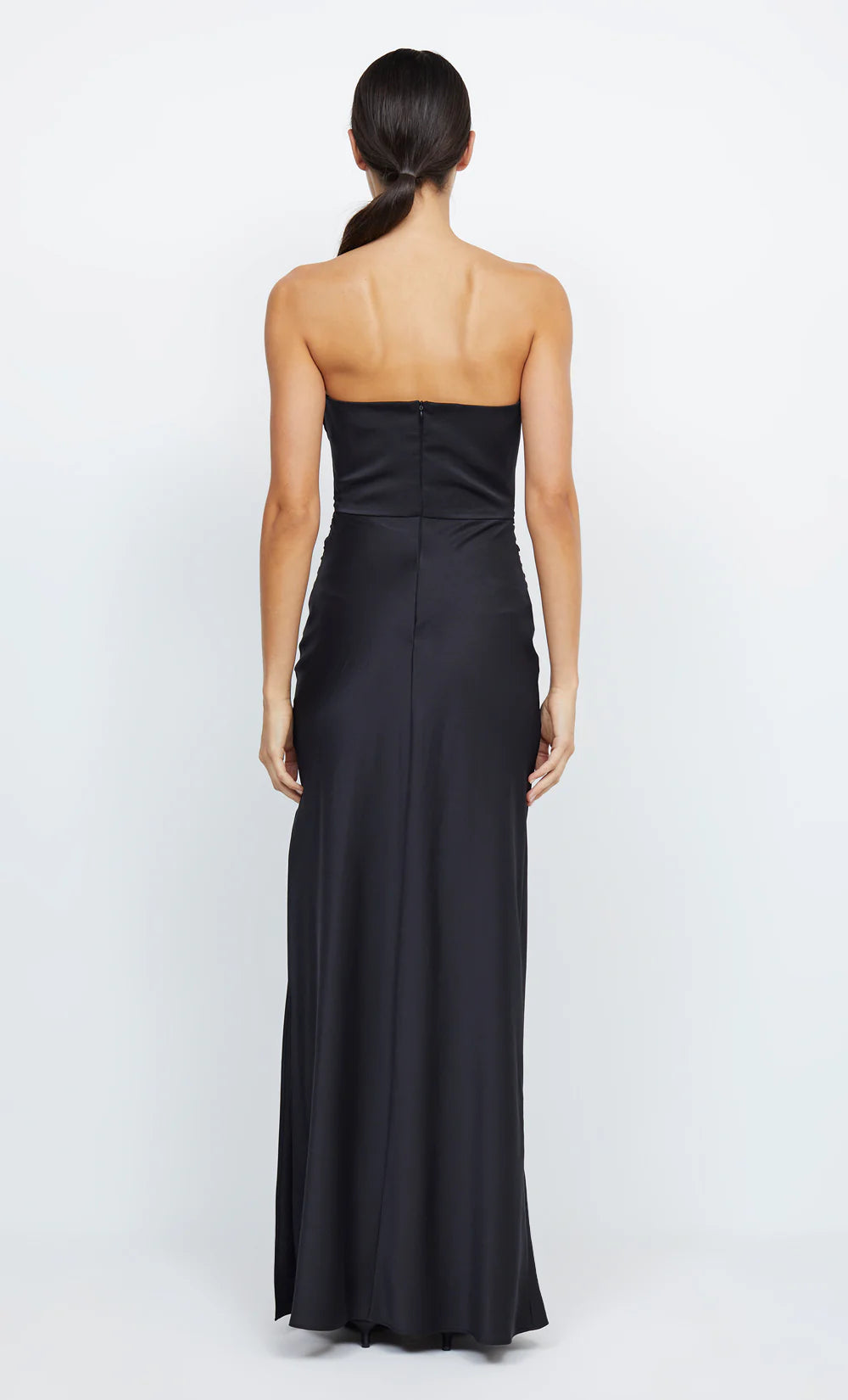 ETERNITY STRAPLESS MAXI DRESS | BLACK