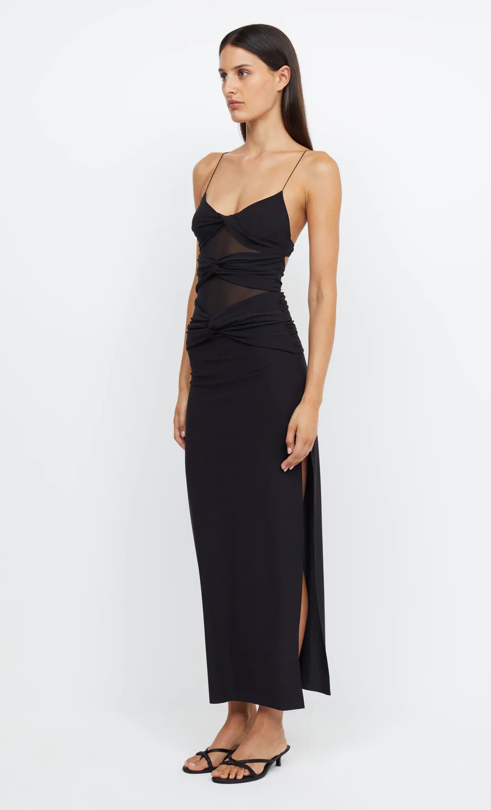 MONTANA TWIST MAXI DRESS | BLACK