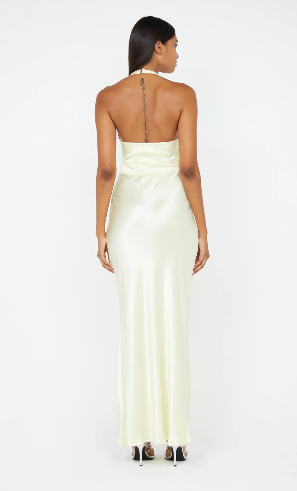 SABIA TWIST DRESS | ICE YELLOW