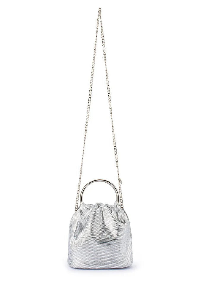 MABEL CRYSTAL TOP HANDLE | SILVER