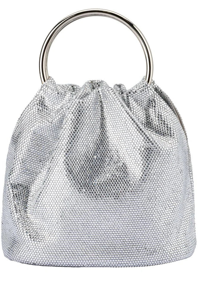MABEL CRYSTAL TOP HANDLE | SILVER