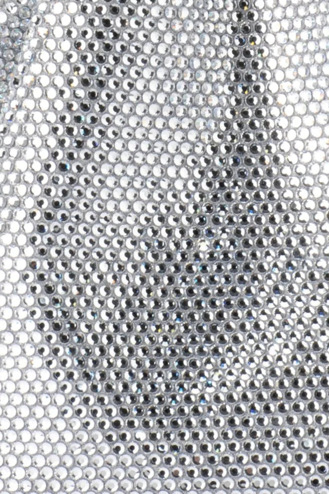 MABEL CRYSTAL TOP HANDLE | SILVER