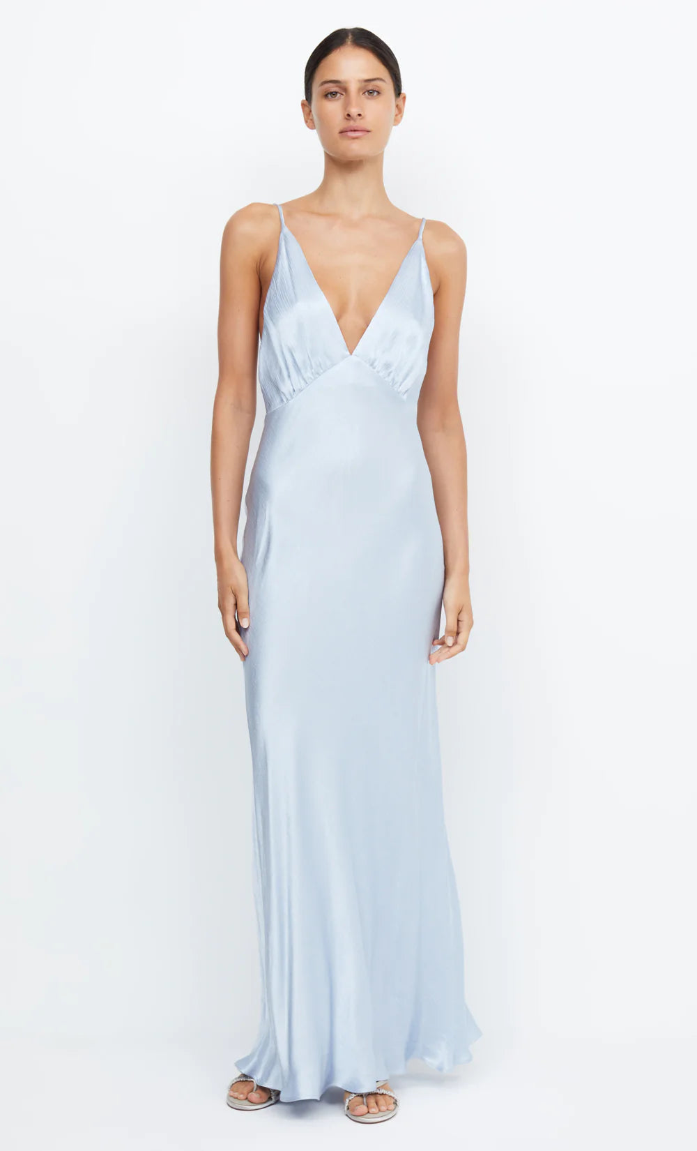 MOON DANCE V MAXI DRESS | BLUE